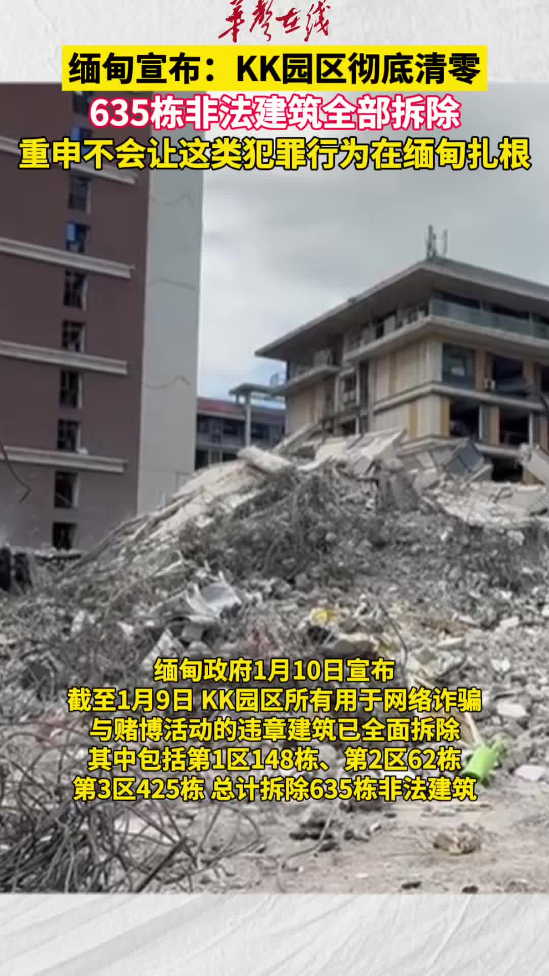 缅甸宣布：KK园区彻底清零-华声在线