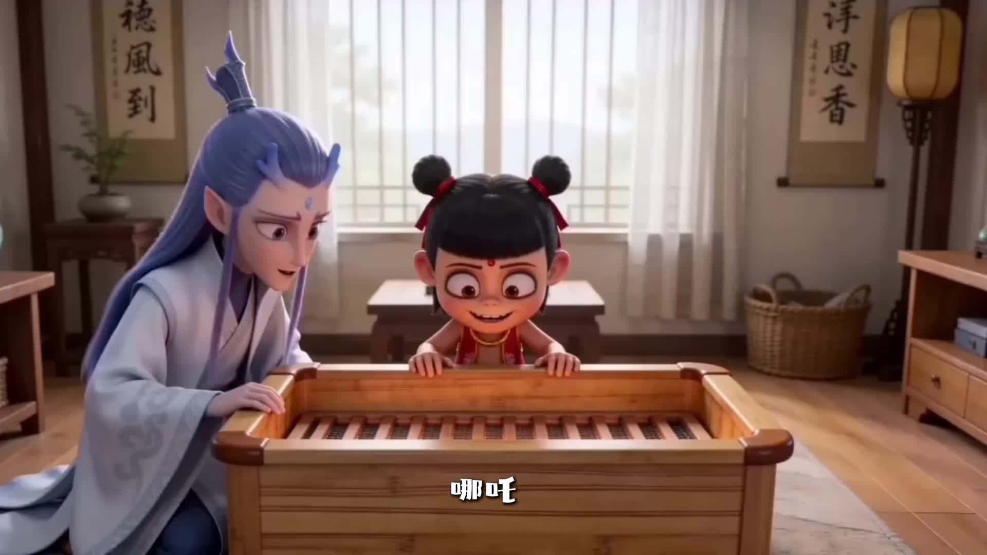 AI視頻| 申公豹險(xiǎn)些闖禍，哪吒敖丙急喊話：烤火箱千萬(wàn)莫覆蓋！