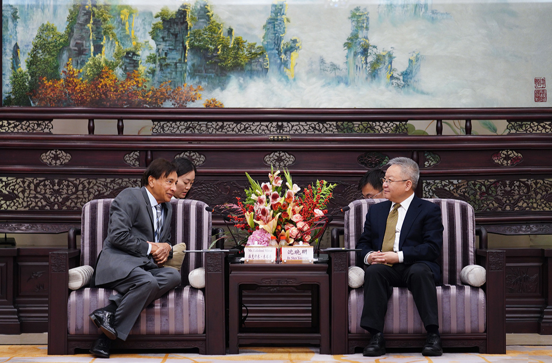 沈晓明会见安赛乐米塔尔集团执行董事长拉克什米·米塔尔