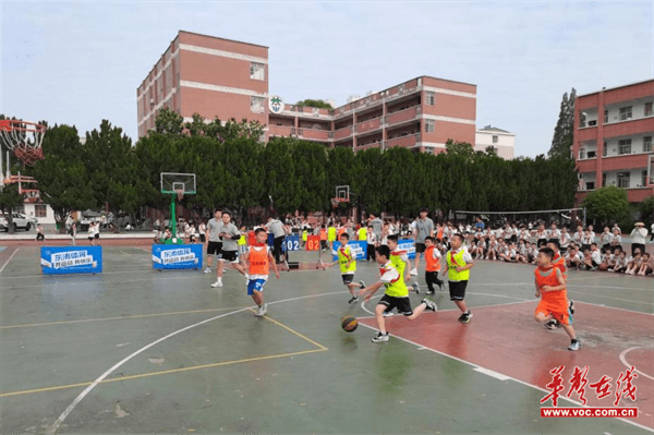 安乡县城北小学举行首届校园篮球赛