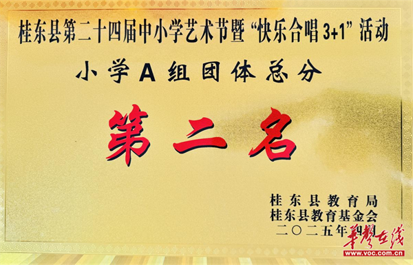 桂东县沤江一完小师生在多个竞赛活动中斩获佳绩