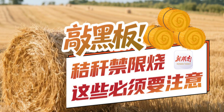 敲黑板！秸秆禁限烧，这些必须要注意