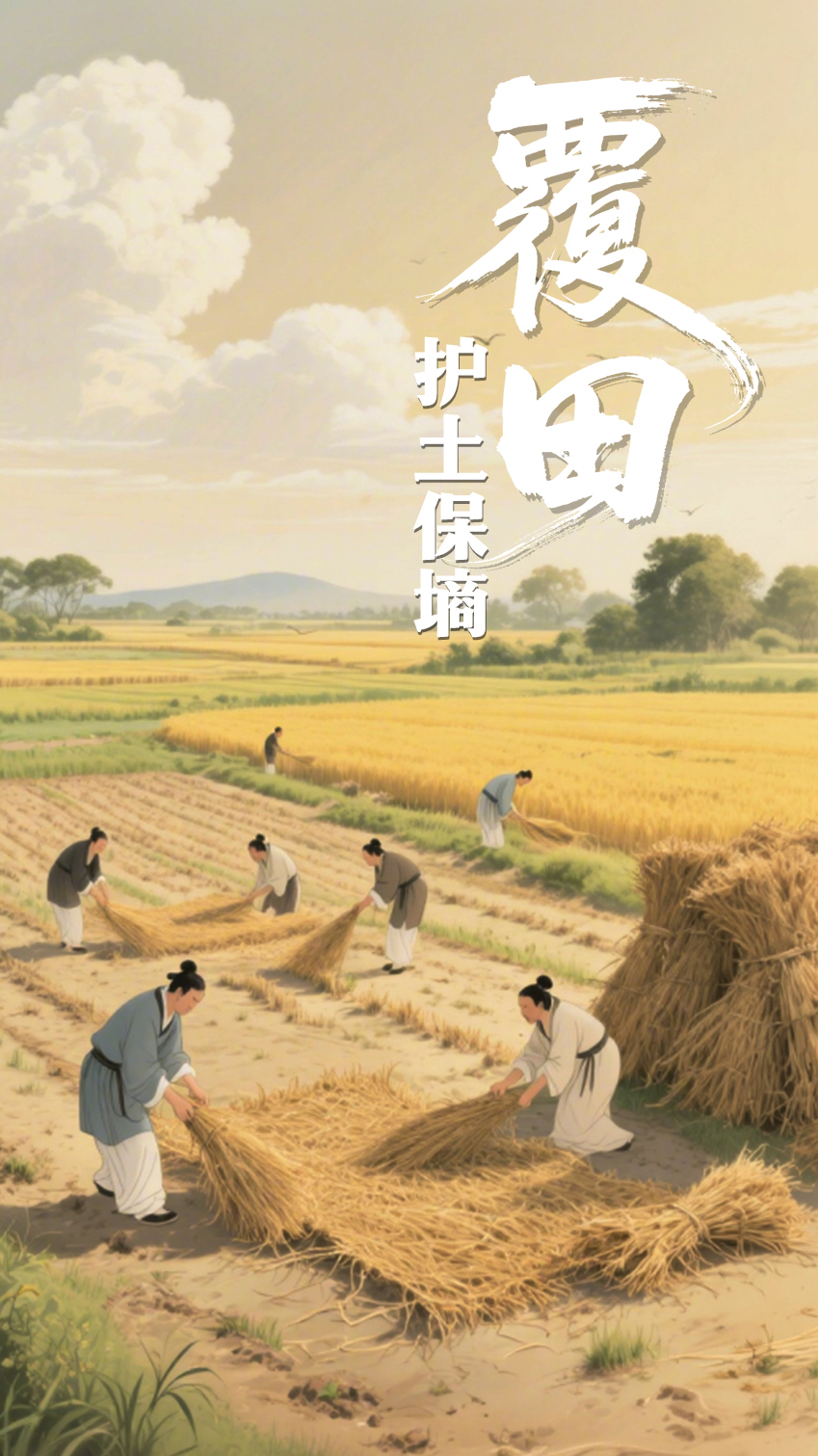 AI海报｜古时候的“秸秆生活”图鉴