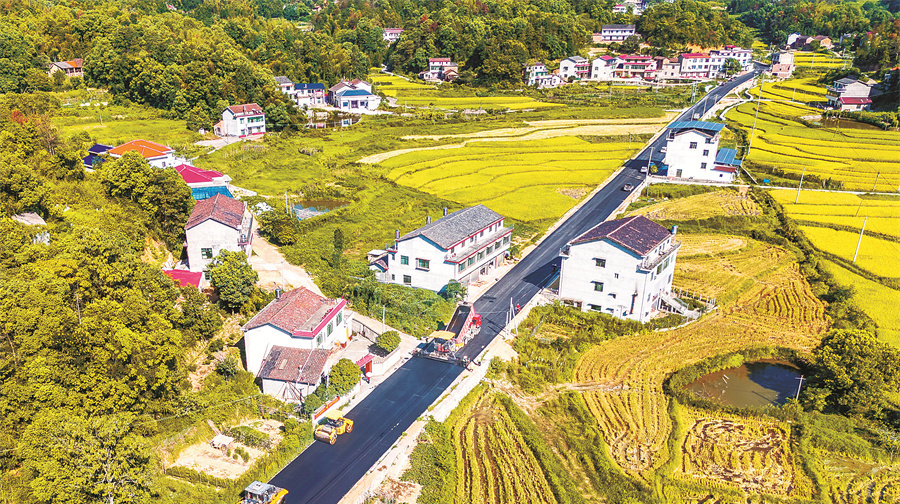 S222线建设如火如荼