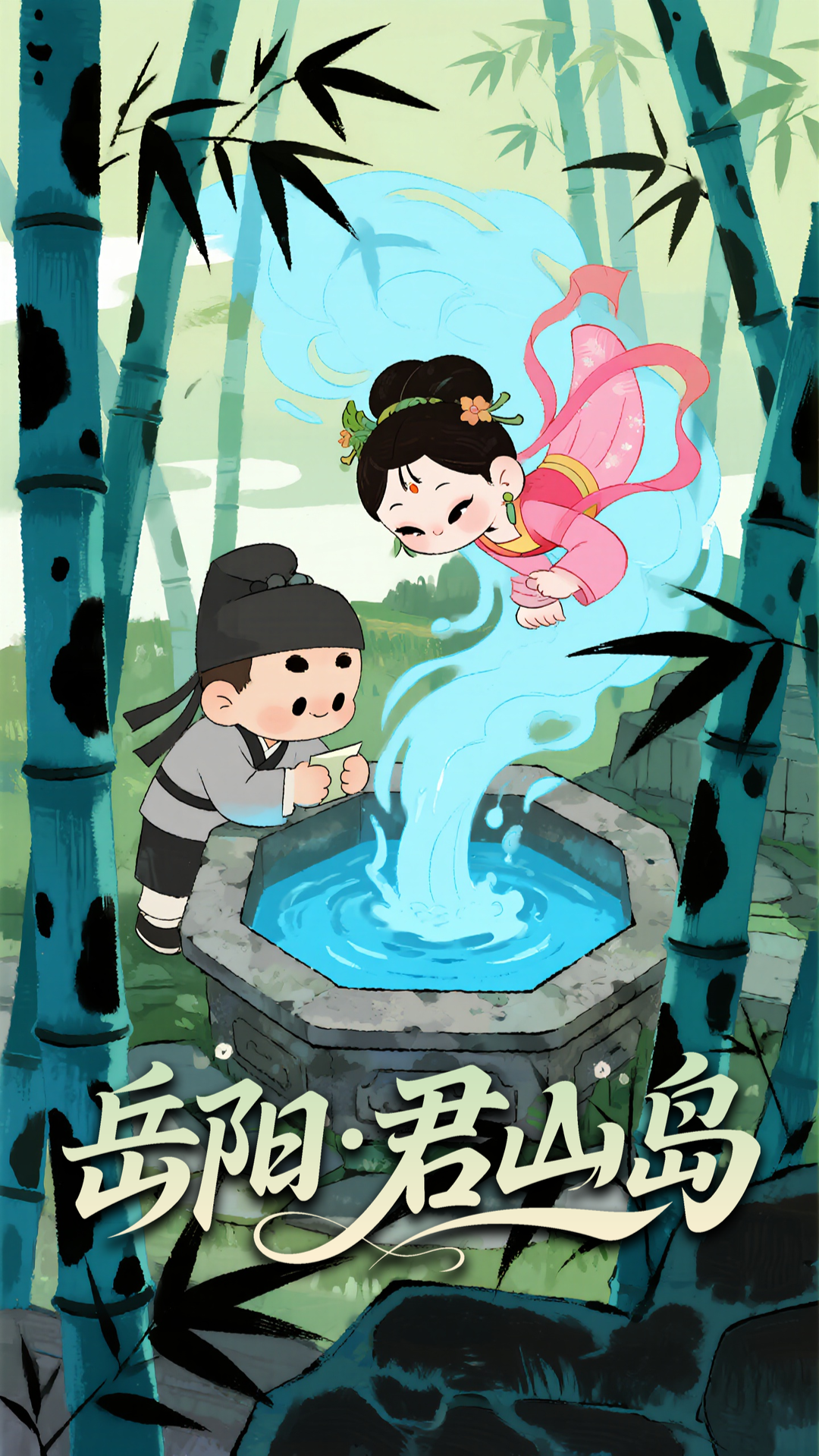 【网络中国节·七夕】AI海报 | “牛郎织女”来湖南约会，这些浪漫七夕打卡地！