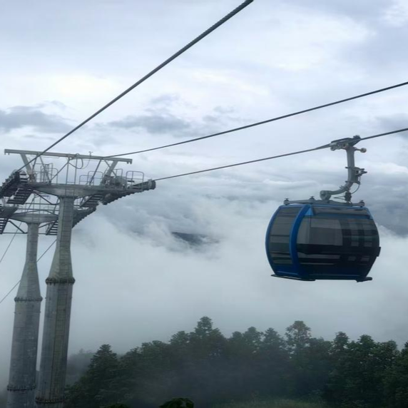 今天，全球最长高山索道试运营