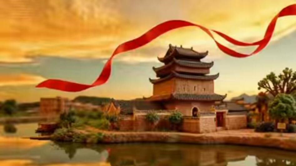 AI视频丨燃动中国红！收下湖南古镇这份“国风派对”邀请函