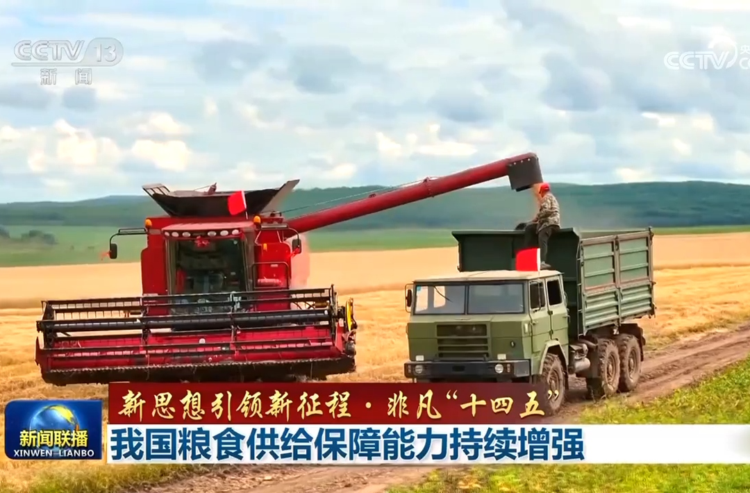 【新思想引领新征程·非凡“十四五”】我国粮食供给保障能力持续增强