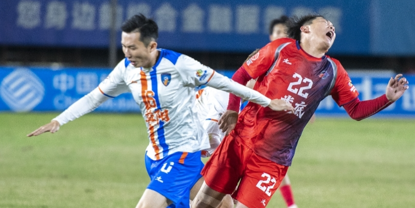 圖集|湘超聯賽：激戰100分鐘 婁底隊主場1比1戰平益陽隊