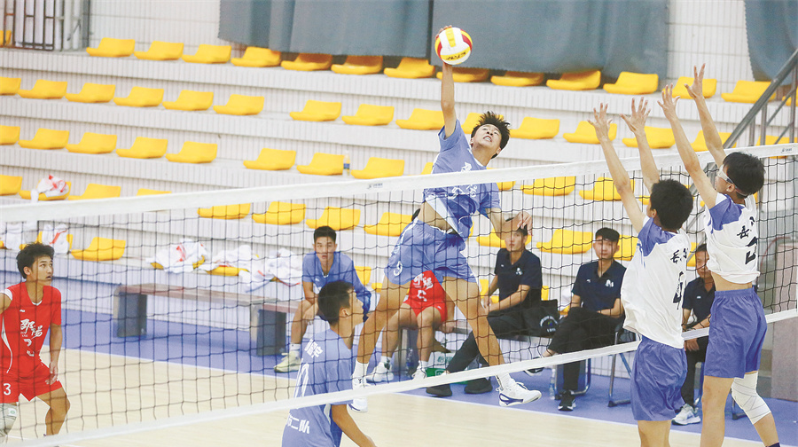 省第六屆中學生運動會排球比賽開賽