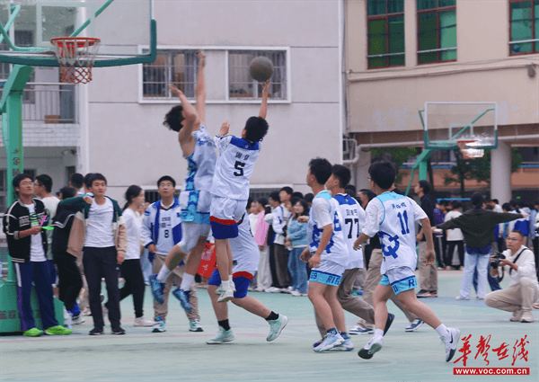 青春激扬 湘钢一中高一新生篮球赛燃情落幕