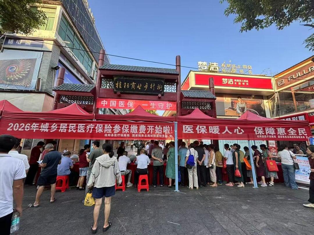 桂阳县医疗保障局举办2026年全民参保集中宣传活动