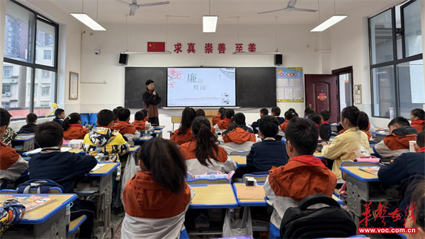 常德市武陵区朝阳小学开展“廉洁文化进校园”活动