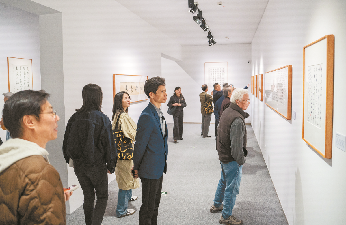 “涵本养原——邹传安先生书法作品展”在湖南省博物馆开幕