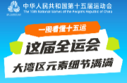 全运会｜一图看懂十五运！这届全运会大湾区元素细节满满