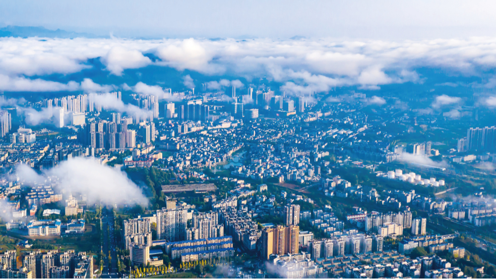 秋日云海 美若畫卷