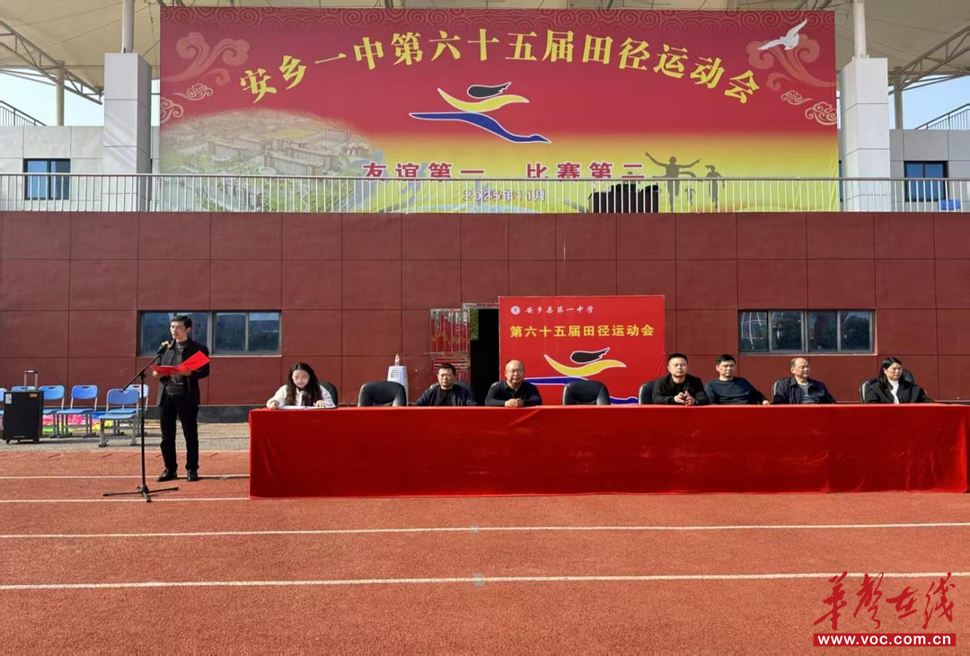 安乡一中：青春逐梦赛场 热血点亮晴空