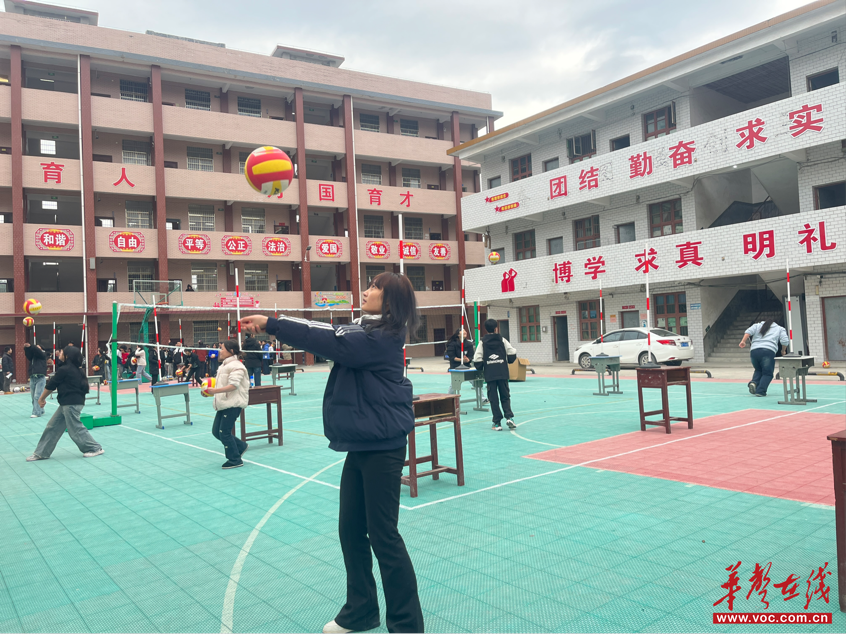 邵阳市隆回县七江镇中学举行2025年下学期期中体育测试