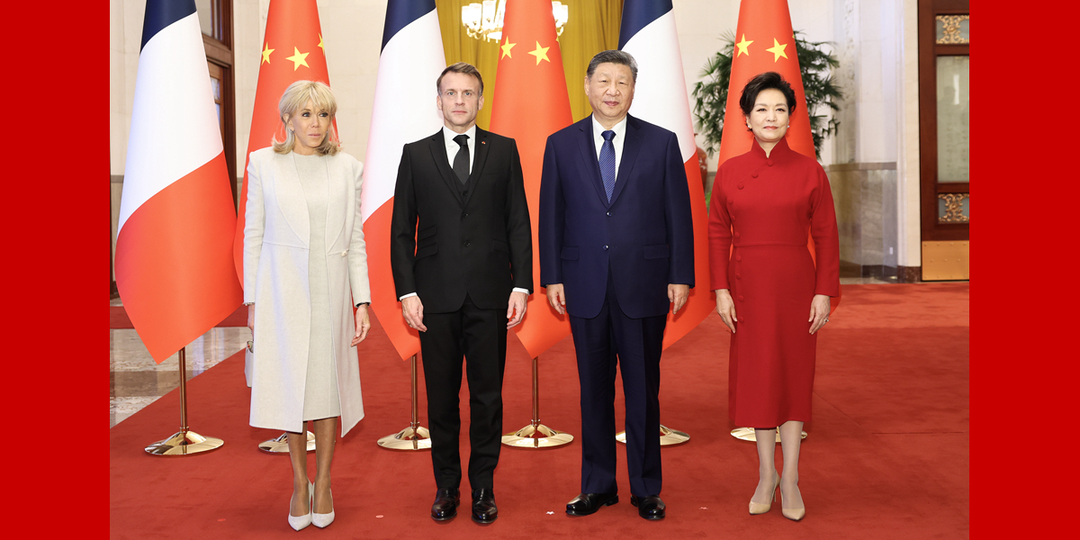 习近平同法国总统马克龙举行会谈