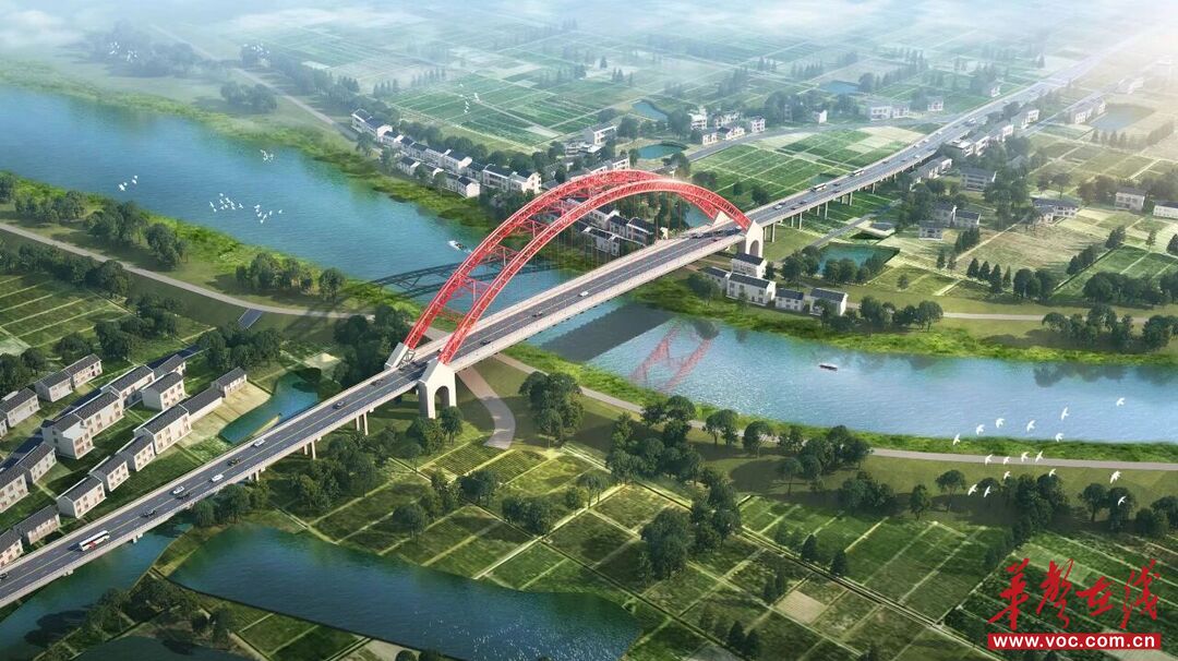 开工！湖南路桥澧资航道甘溪港大桥项目主墩首根桩顺利开钻