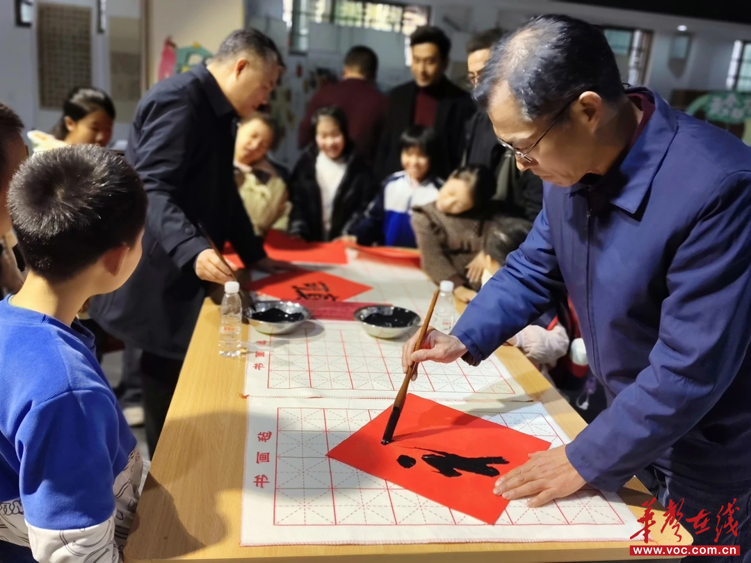 宁远十二小：翰墨飘香迎新年 文化润校助成长