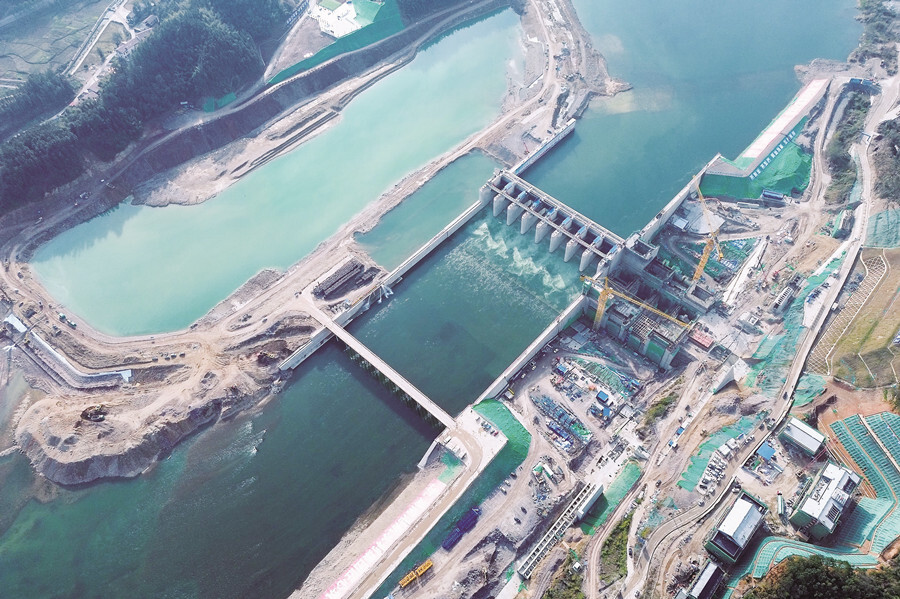 金塘冲水库枢纽工程建设加速推进