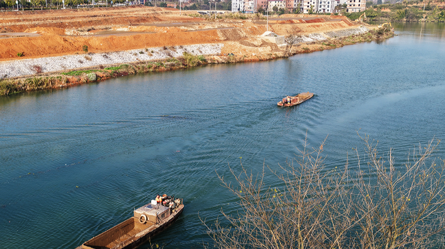 河道治理建设忙