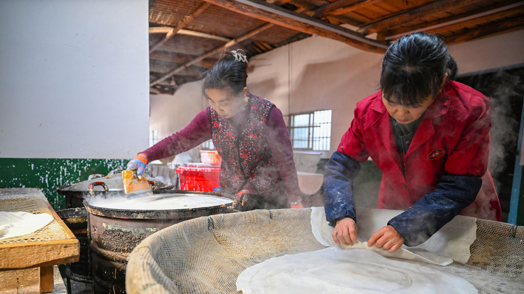 荞麦豆皮 冬日飘香