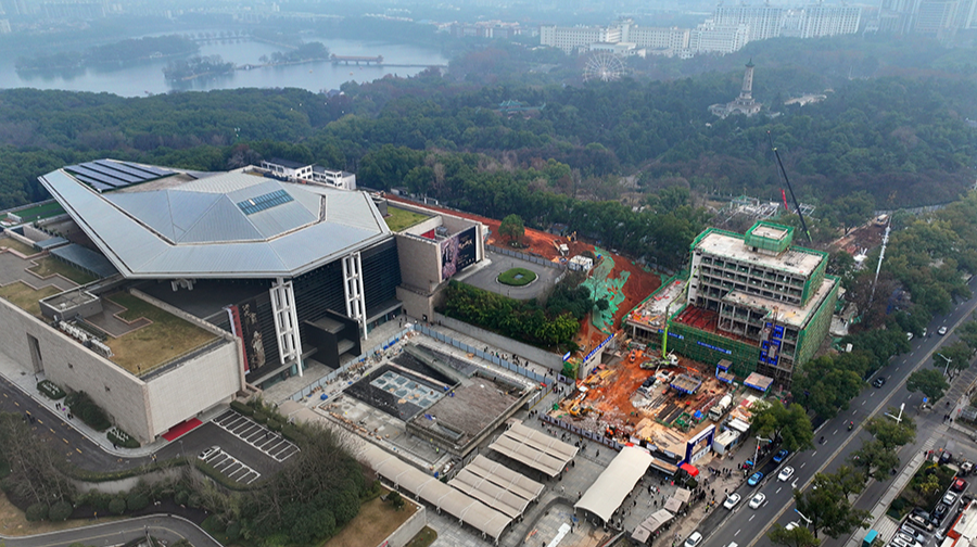 全国首个“馆园融合”项目预计4月投用