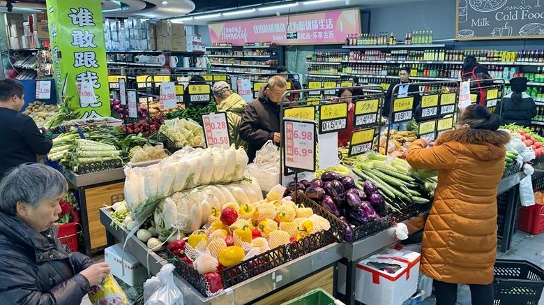 寒潮来袭 “菜篮子”货足价稳