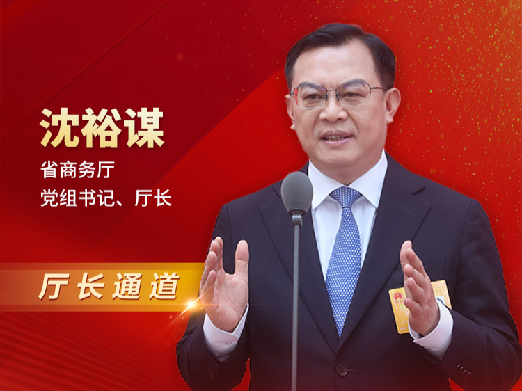 厅长通道直击丨沈裕谋：让广大消费者更加愿消费、乐消费