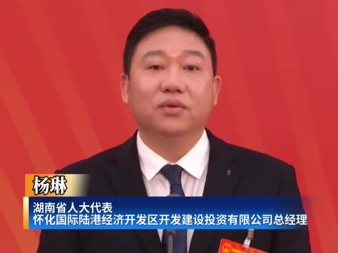 代表通道直击丨杨琳：从东南亚的果园到湖南人的果盘 怀化“冷链班列”48小时抵达