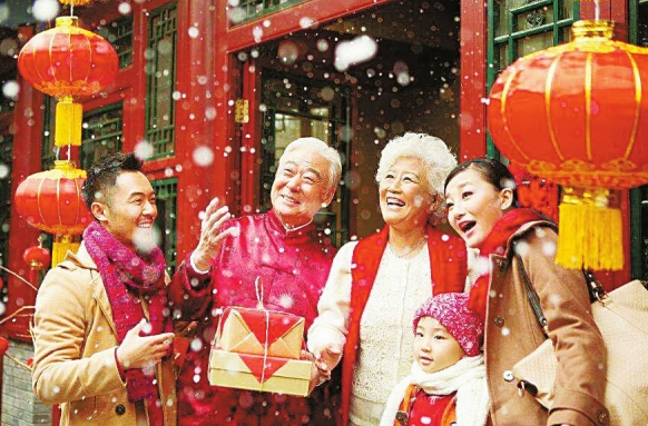 爆竹声中一岁除