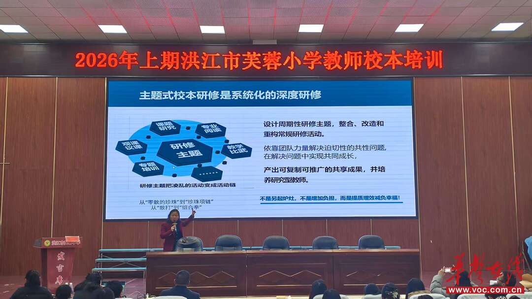 提升教育教学水平 洪江市芙蓉小学举办“三层六步”主题式校本研修培训