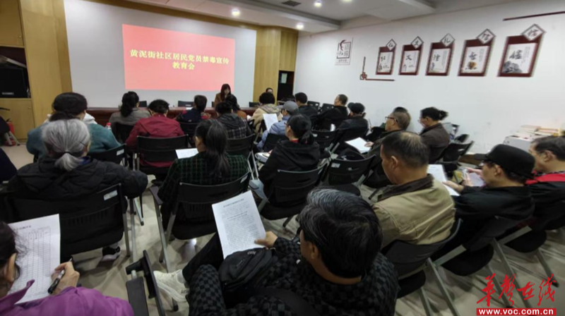 黄泥街社区：党建引领聚合力 禁毒宣传入民心