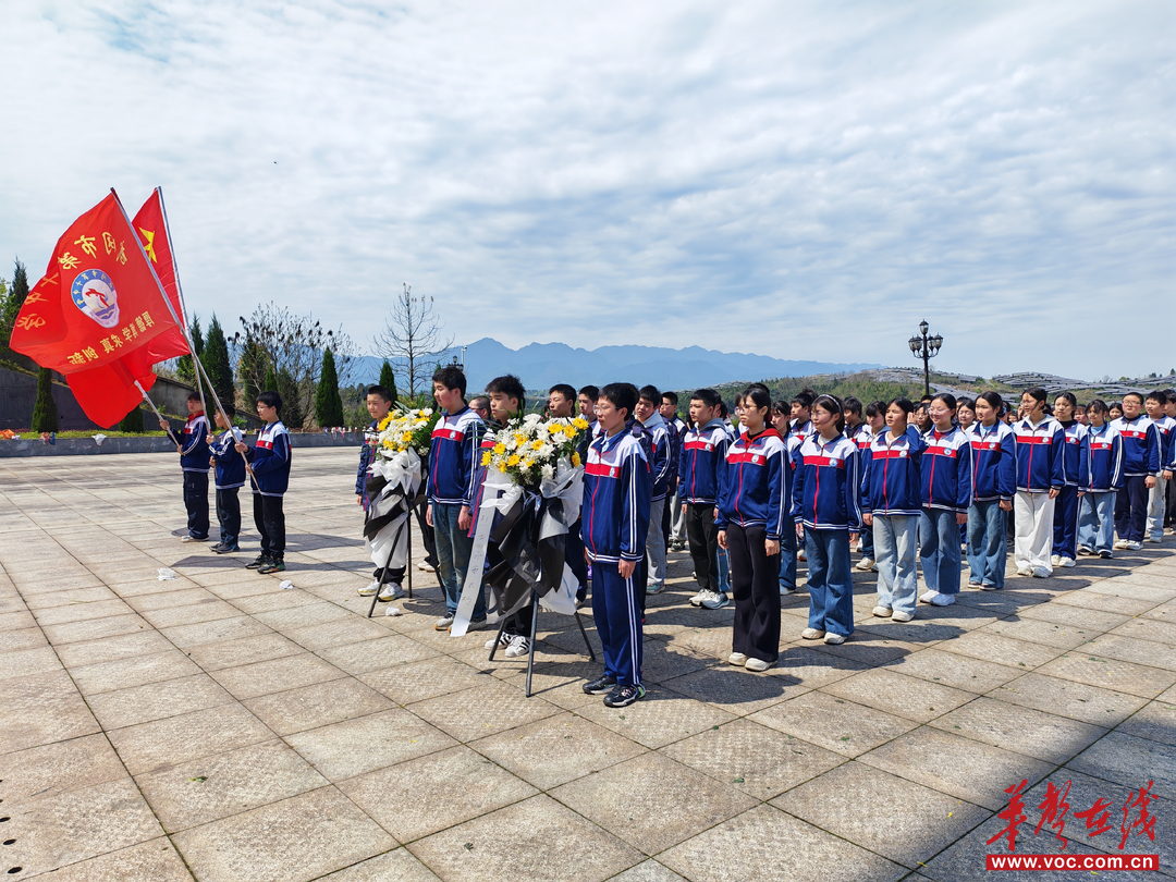 武冈十中开展2026年清明节烈士陵园祭扫活动