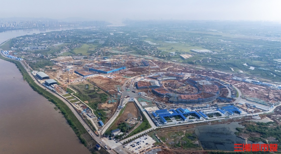 湖南出台推动城市高质量发展实施意见 ﻿奥体中心冲刺主体封顶