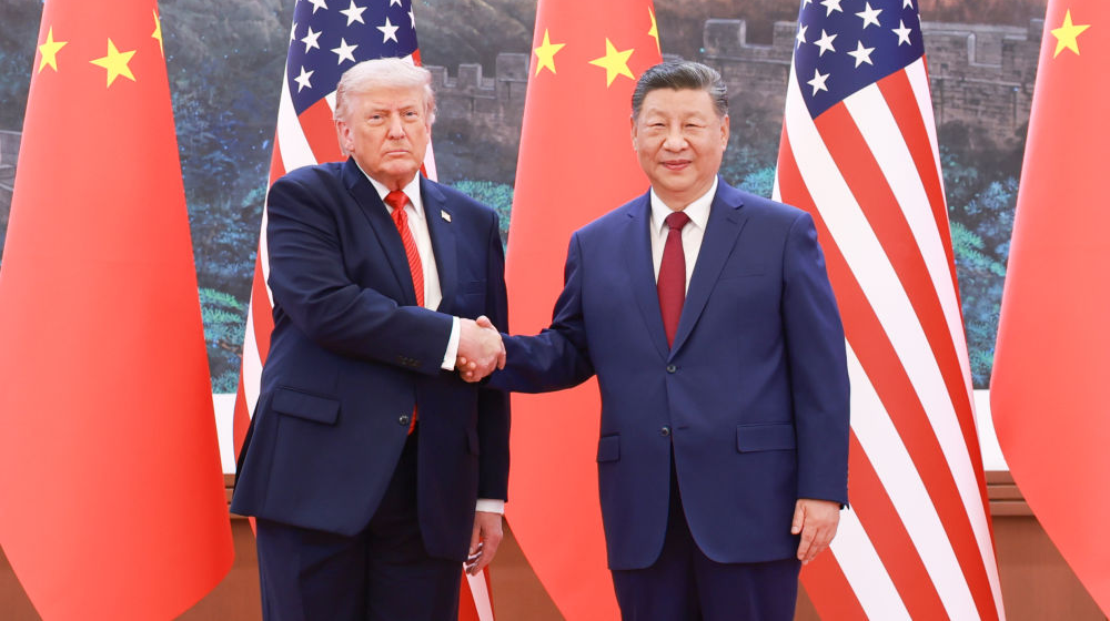 习近平同美国总统特朗普会谈