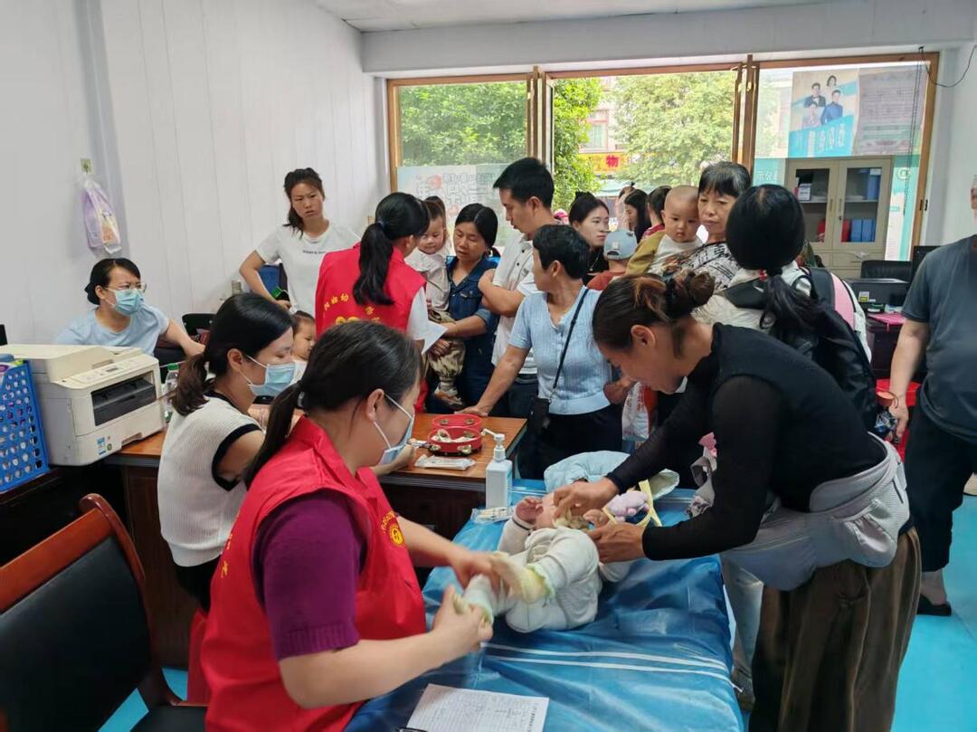 祁阳市观音滩镇中心卫生院开展高危儿童专项体检随访服务