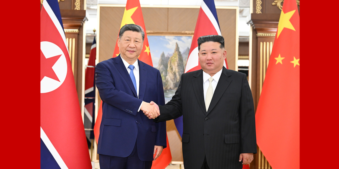 习近平同金正恩举行会谈