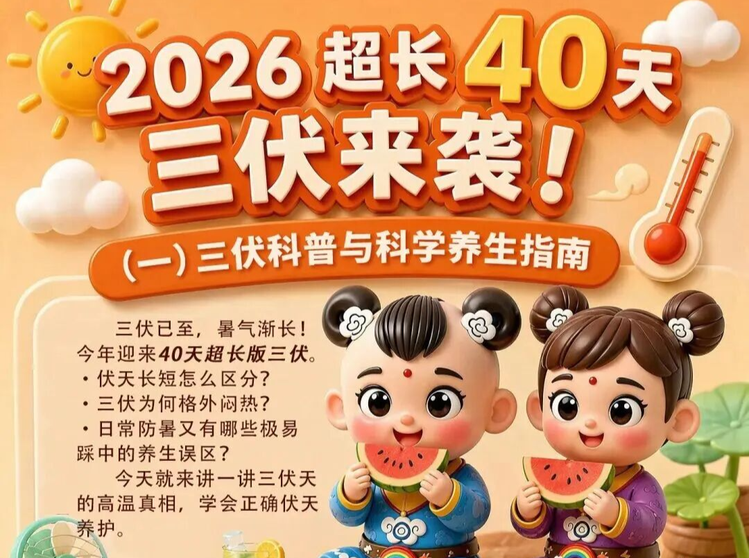起伏吃只鸡，一年好身体！湖南40天超长“三伏天”今日上线