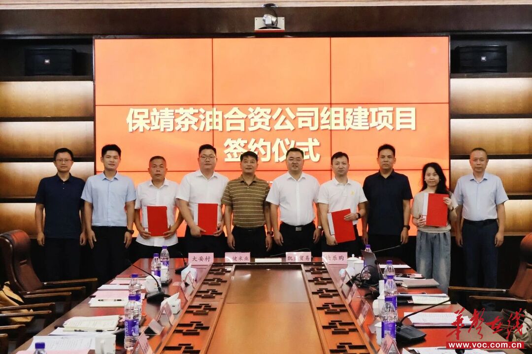 四家企业合资组建保靖茶油公司 助力湖南油茶产业高质量发展