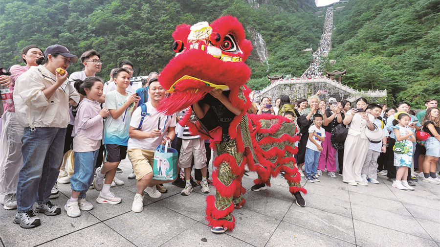 民俗好戏登天门