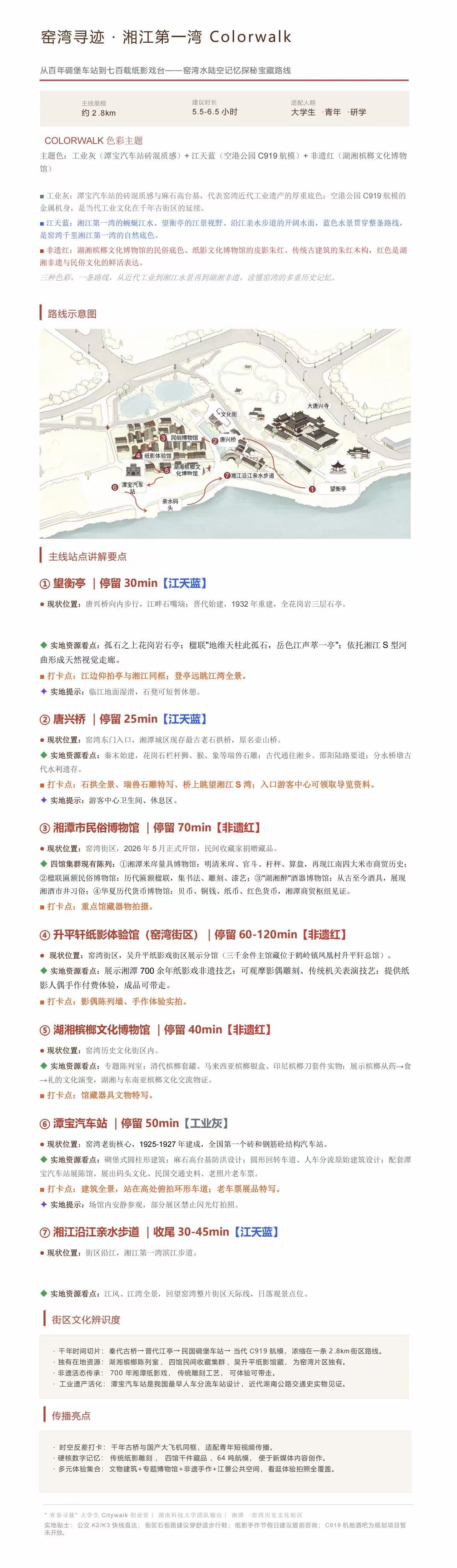 “湘”遇Citywalk⑩|窑湾Colorwalk!跟着湖南科技大学解锁老街新玩法