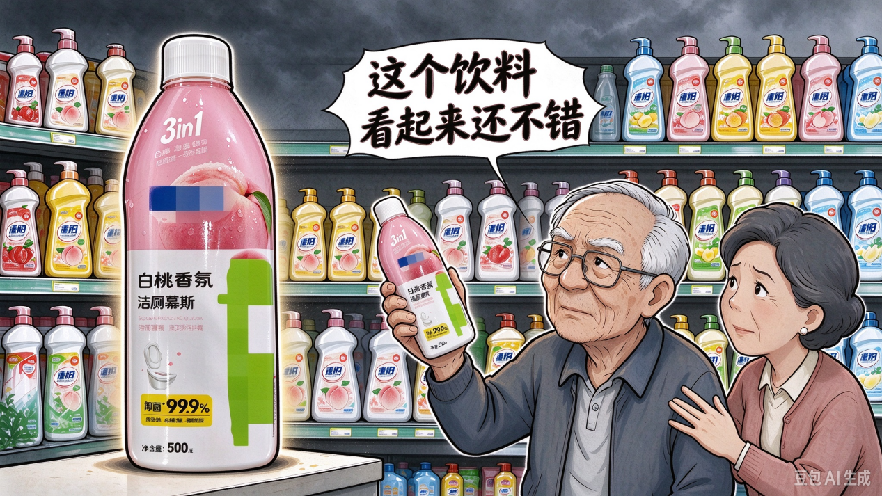 洁厕液扮成饮料,这股歪风该刹刹